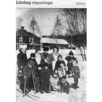 BO 00312.001 - Urklipp om flyktingarna från Kittilä