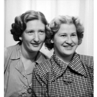 NY 004882b - Greta Sjölund och en Kvinna
