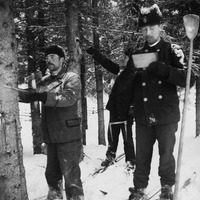 BO 00034.231 - Daniel Holmgren med två män stämplar skog