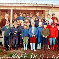 JL 00533 - Bäsksjö skola på utflykt 1967