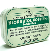 Klorbutol-koffein tabletter