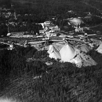 487-2724 - Flygfoto över Blötbergets gruva