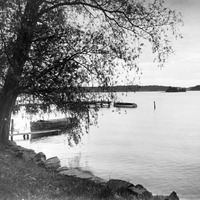 487-1963 - Utsikt ut mot Lindesjön