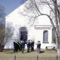 472-037 - Blåsorkester vid Lindesbergs kyrka