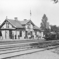 001-00155 - Lindesbergs järnvägsstation