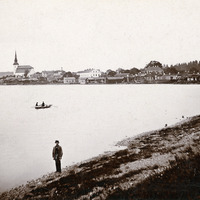 045-1296 - Vy över Lindesjön