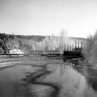 376-052 - Dammen vid Flögfors kraftstation