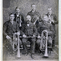 273-030 - Gruppbild av hornmusiker
