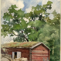 045-1851 - Akvarell