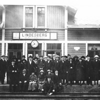 001-N0141 - Lindesbergs järnvägsstation