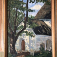 HB 1080 - Målning av Öregrunds kyrka