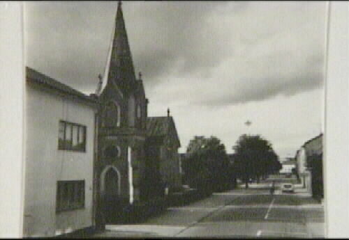 Metodistkyrkan före rivningen i september 1974