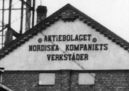 Nordiska kompaniets verkstäder, foto 1930.