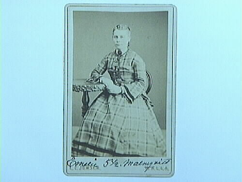 Emilie Malmqvist under 1870-talet. Tjänarinna h...