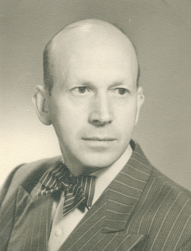 Bildhuggarmästare Fritz Johansson omkring 1950