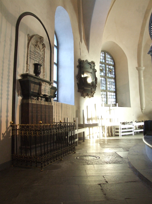 S:t Nicolai kyrka, interiör, koromgången.