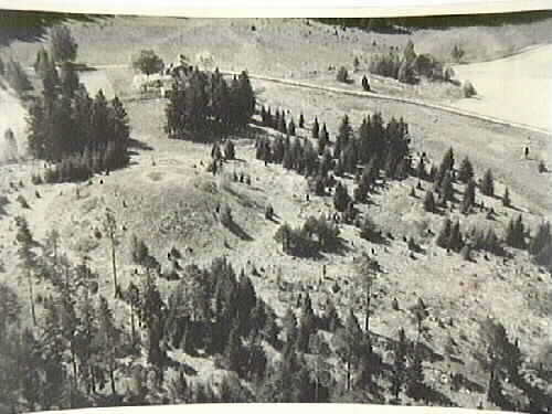 Kungshögen Uppsa kulle i Runtuna år 1949