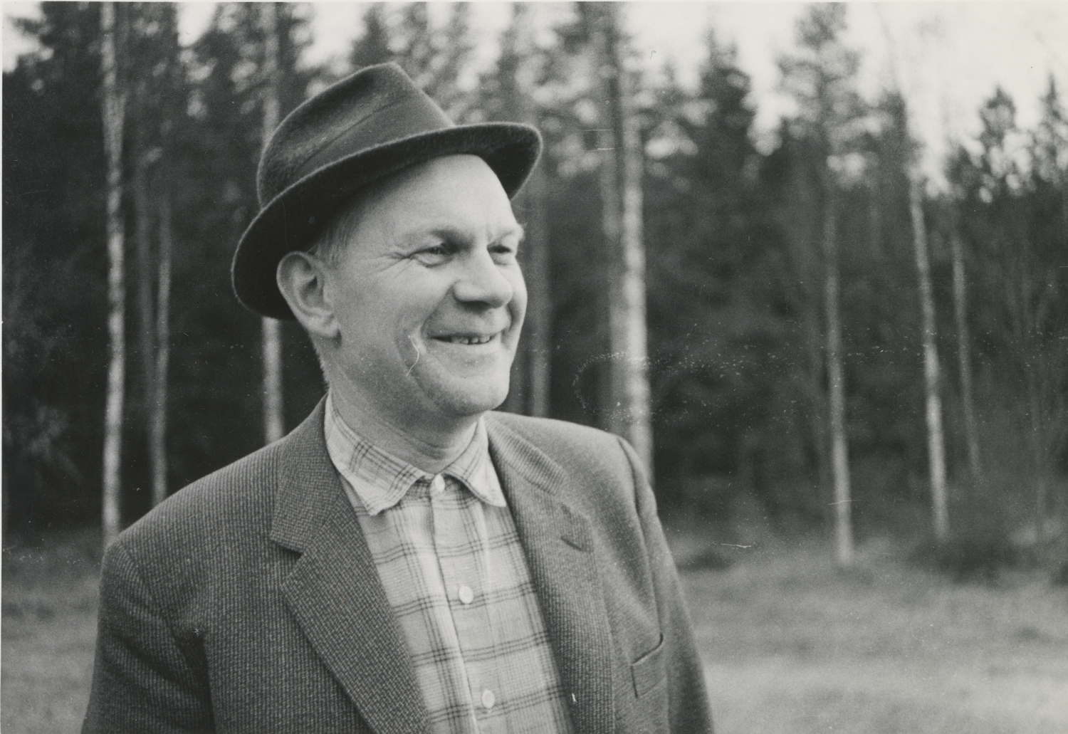 Porträtt på Erik Wester (1912-1982) vid Sandstu...