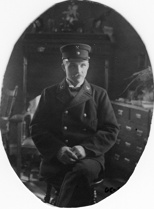 Brandsoldat Gerhard Carlsson 1919, Nyköpings br...