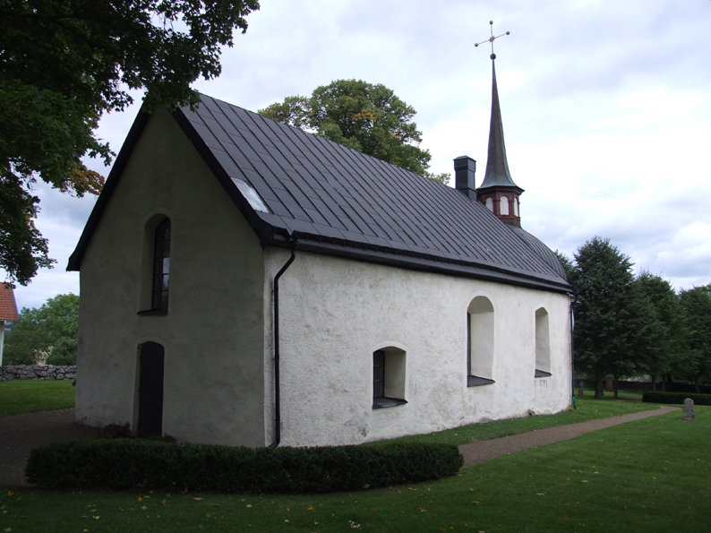 Bärbo kyrka, exteriör från sydväst