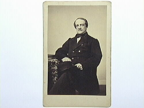 Kamrer Vought. Foto 1860-tal