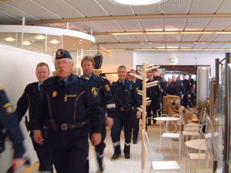 Hög polisberedskap på Culturum, Nyköpings stads...