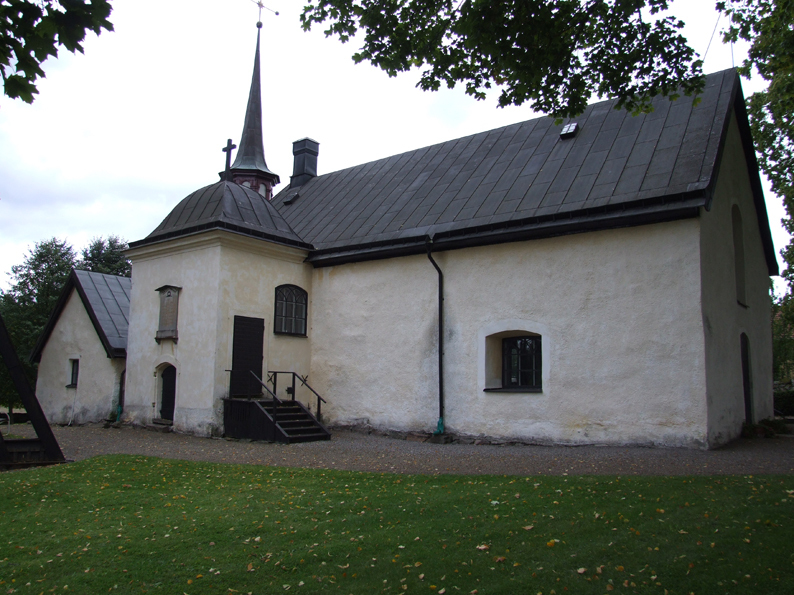 Bärbo kyrka, exteriör från nordväst