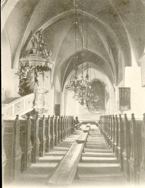 S:t Nicolai kyrka före restaureringen.