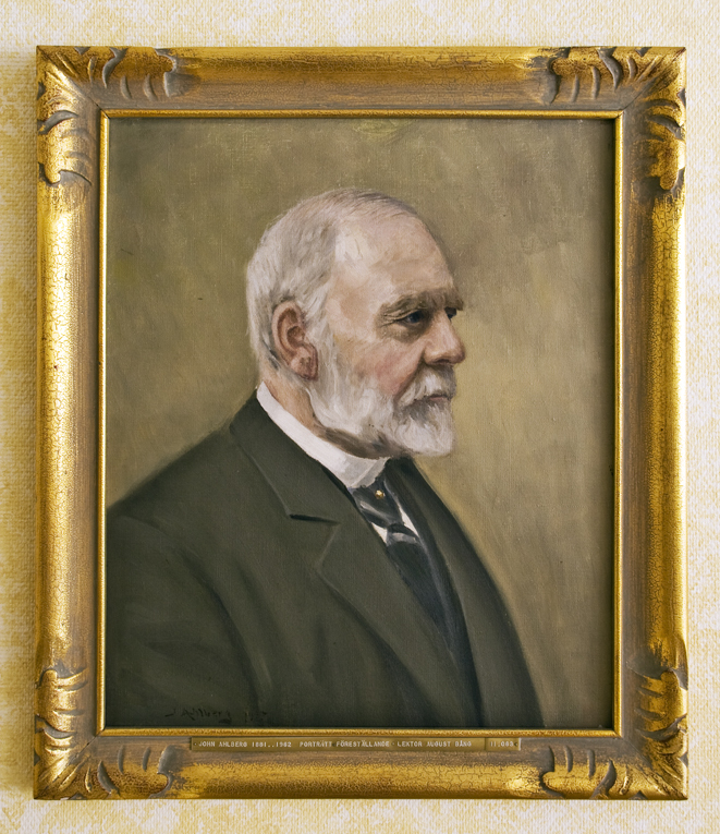 Oljemålning föreställande Lektor August Bång.