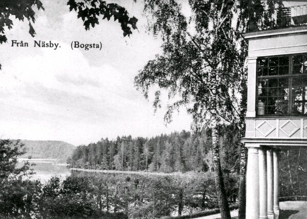 Utsikt från Näsby herrgård.