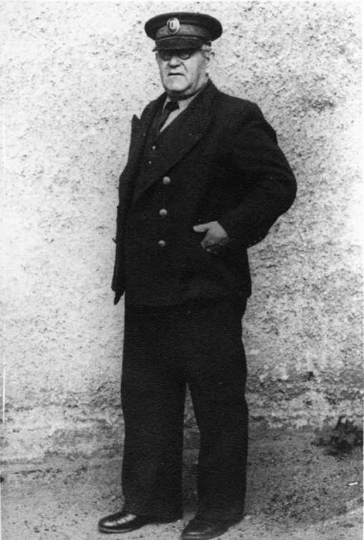 Omnibussägare Axel Sandberg (1886-1950) i Nyköp...