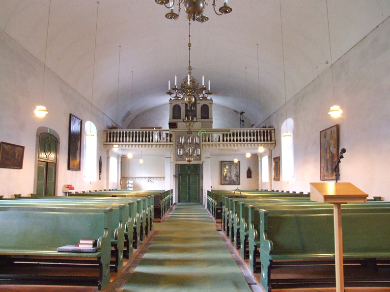 Lerbo kyrka interiör