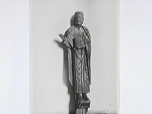 Medeltida träskulptur från 1300-talets första h...