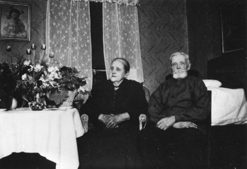 Frida och August Olsson, statare vid Nynäs