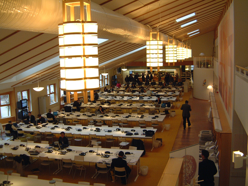 Presscenter på Culturum, Nyköpings stadsbibliot...