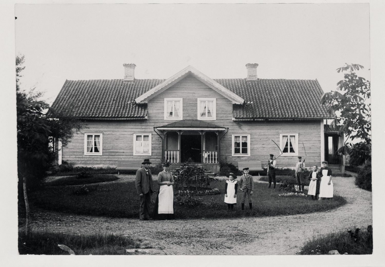 Makarna kyrkvärd Johan (1847-1901) och Anna Eri...