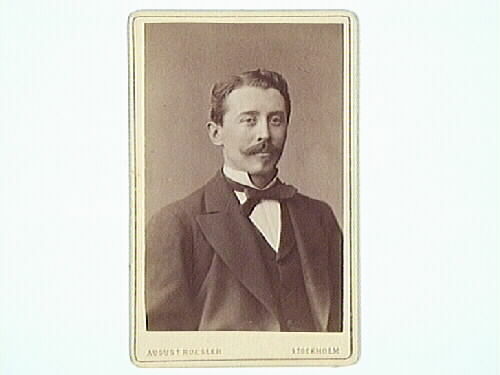 Officer Evald Fahnehjelm (1847-1917) vid Gotlan...