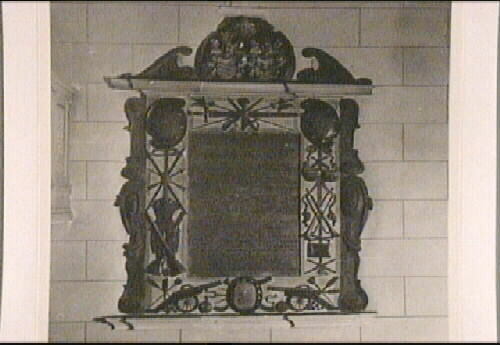 Epitafium, minnestavla i Stigtomta kyrka år 194...