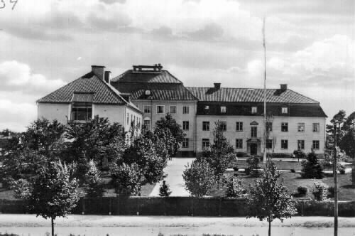 Kullbergska sjukhuset i Katrineholm år 1940. 