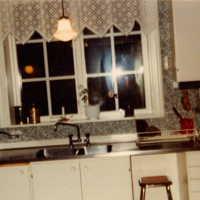 SLM P2016-0860 - Köket på Elinshäll år 1980