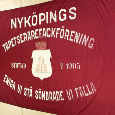 SLM 12271 - Fana, Nyköpings tapetserareförening 1905.