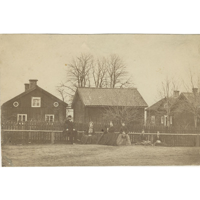 SLM R132-89-9 - Björkviks prästgård under 1870-talet