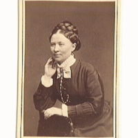 SLM R175-93-5 - Visitkort, Anna Lindbom, 1876