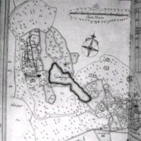 SLM R6-80-2 - Karta, olika delar av Floda socken, av Eric Agner, 1711