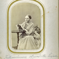 SLM P2013-058 - Friherrinnan Henrietta Lybecker född Cederström 1820, gift med Otto Gustaf Lybecker