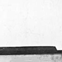 SLM 4225 - Bandkniv, rätkniv med två vinklade träskaft