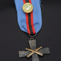SLM 33693 1 - Paul Sjöströms medalj efter medverkan i Finska kriget