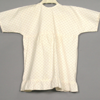 SLM 27446 - Flickklänning av tryckt bomullstyg, 1930-tal
