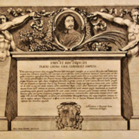 SLM 8517 2 - Kopparstick av Pietro Sancti Bartoli, skulpturer och monument i Rom 1693