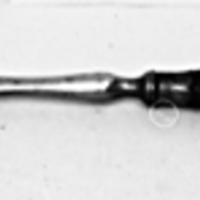 SLM 3794 - Gaffel med svart skaft och tre klor